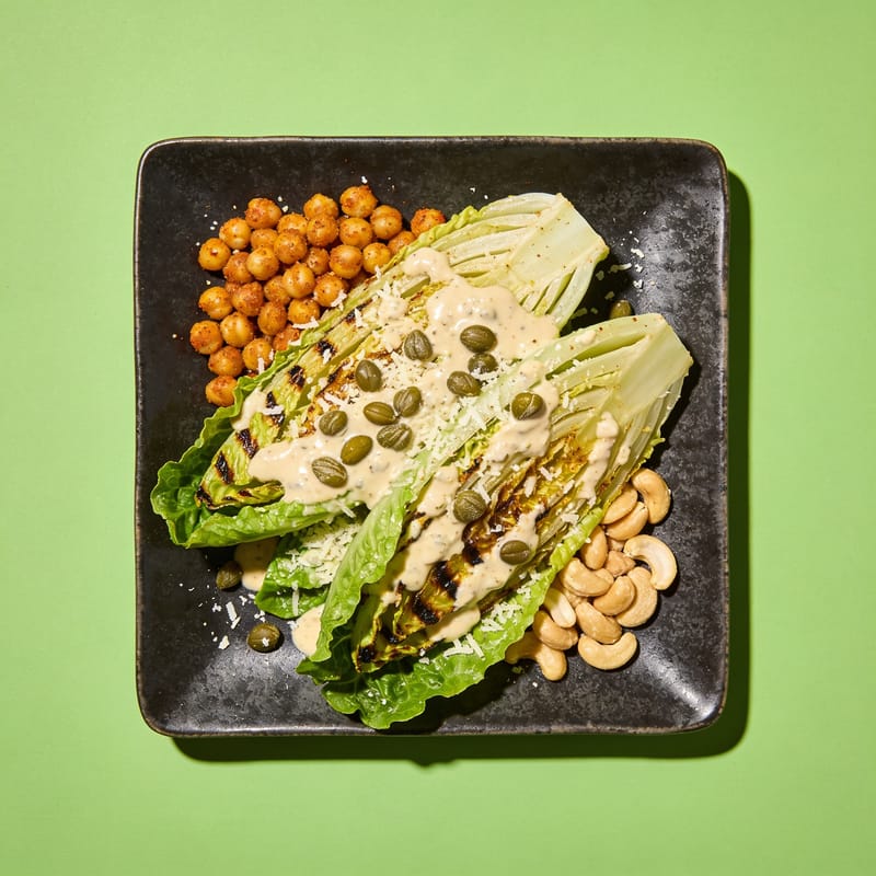 Crispy Chickpea Caesar Salad