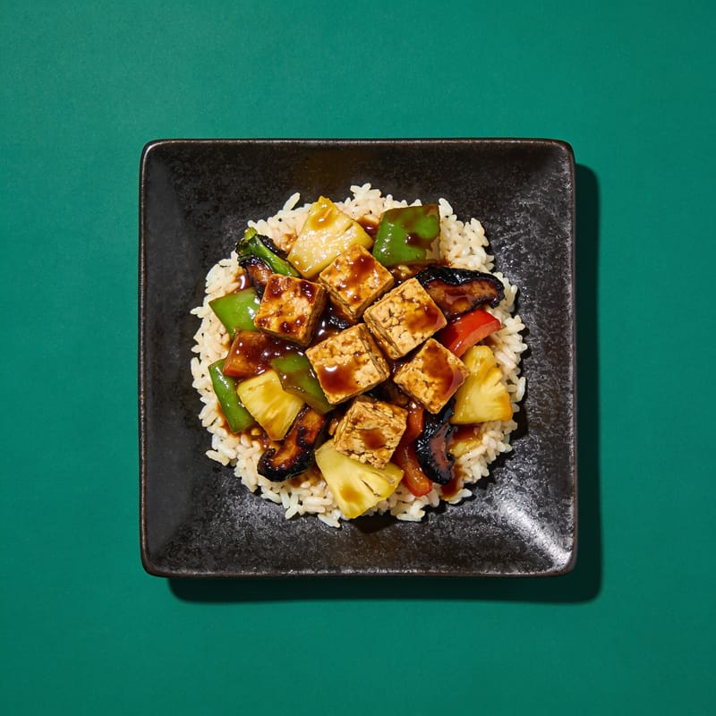Pineapple Teriyaki Tempeh Stir-Fry